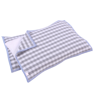 【不易滑落】【一对装】老粗布枕巾单人透气加厚加大四季涤棉枕巾