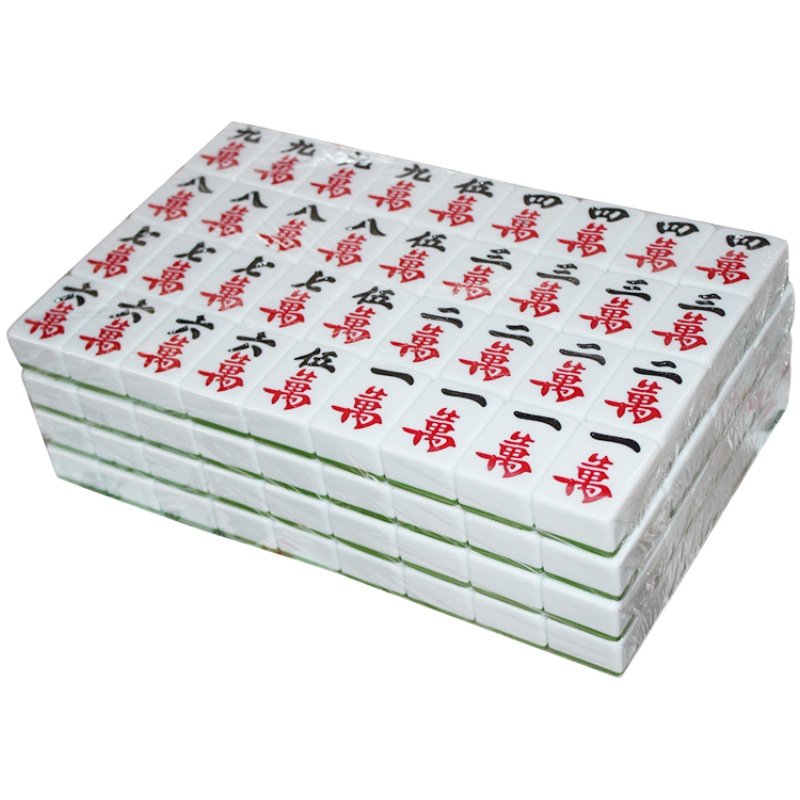 家用一级品包邮麻将牌 大号手搓墨绿色40 42mm38中号送带兜桌布