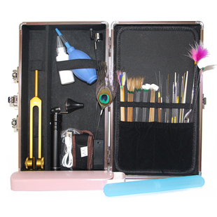 点道采耳师套装纯手工打造耳勺毛棒马尾振子手灯拇指土豪金54套装