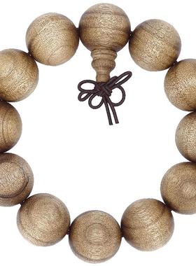 四川金丝楠木文玩佛珠情侣手链