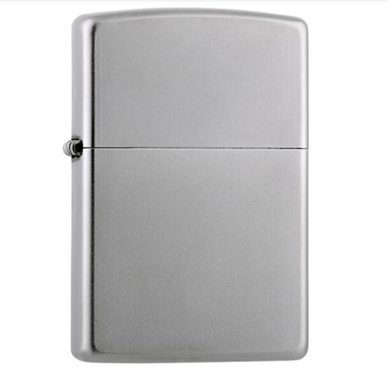 美国zippo 原装正品磨砂打火机205缎沙光面个性耐磨防风煤油正版