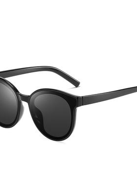 gm偏光太阳镜女明星司机圆脸韩版