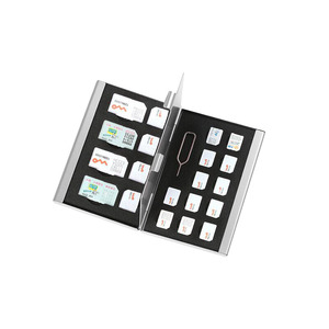 多功能手机卡盒 CF SD卡盒TF小卡收纳包 SIM卡 nano存储卡保护盒