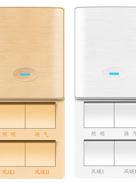 国际电工86型浴霸开关取暖器厕所