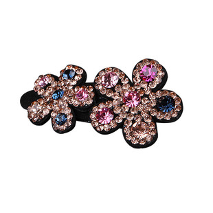 花朵水钻BB夹小号韩国边夹成人精致日韩夹子发夹饰品刘海夹一子夹