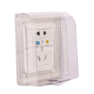 户外开关插座防水盒86型厕所卫生间电源防水盒室外插座保护盖罩