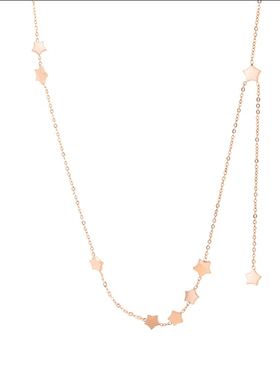 日韩风钛钢学生短款配饰锁骨链