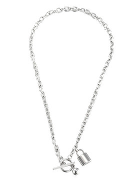 原宿风金属球钥匙锁骨链amb同款