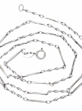 毛衣链长款925纯银银链子女士