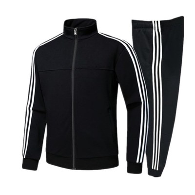 修身束口小脚裤加绒加厚运动套装