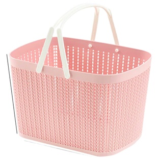 手提式洗浴篮浴室洗澡篮子澡堂塑料沐浴洗漱篮置物小浴筐篮收纳筐