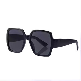 马思纯同款夏季超大框白色方形瘦脸偏光太阳镜网红男女遮阳墨镜潮