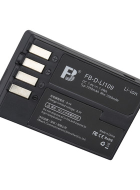 沣标D-LI109电池适用宾得K30 K50 K70 K500 KR KS2 KS1/R相机配件