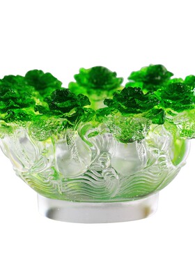 古法琉璃礼品风水开业百财摆件