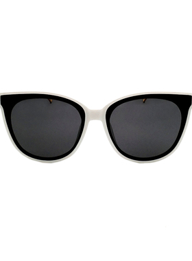 网红同款白色超大框女显瘦太阳镜