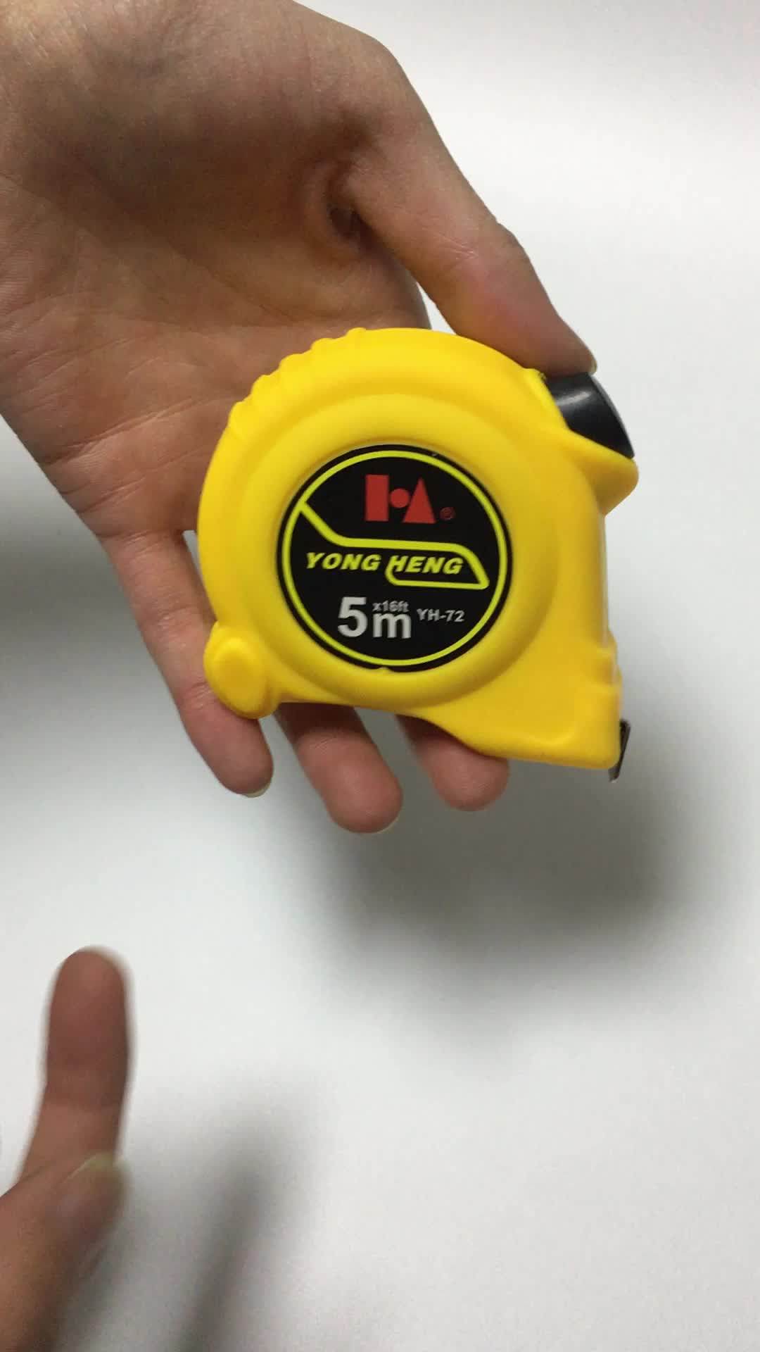 Nylon Coated 5 Meter Inch Or Metric Self Lock Metal Steel Measuring