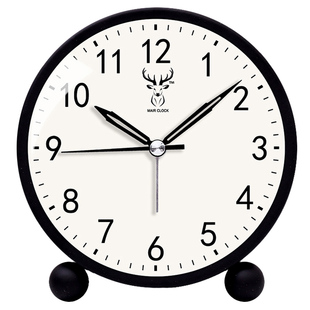 简约小闹钟学生专用静音床头儿童男女孩电子时钟起床神器桌面闹铃