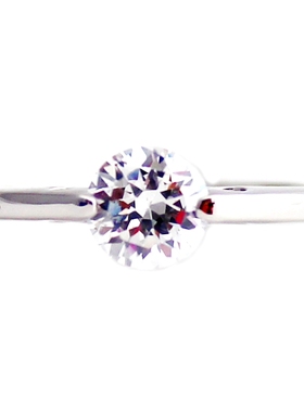 包邮名媛两爪40分超闪女仪式戒指