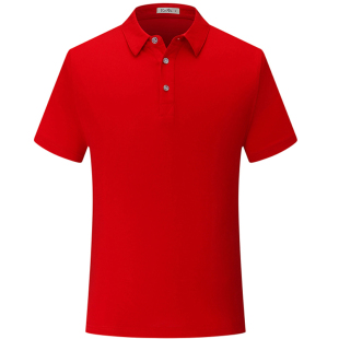 POLO衫定制工作服墨绿红色团建超市夏季短袖企业厂服工服印绣logo