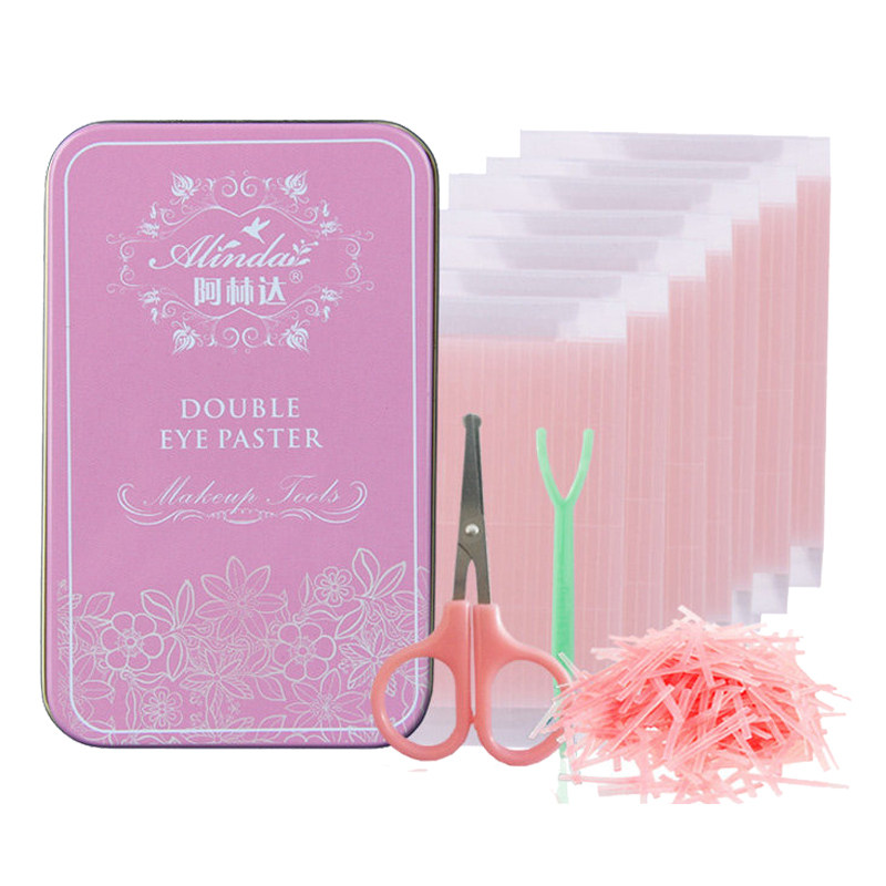 【624条配剪刀】自然无痕隐形纤维条双眼皮贴自然拉线双面美目贴
