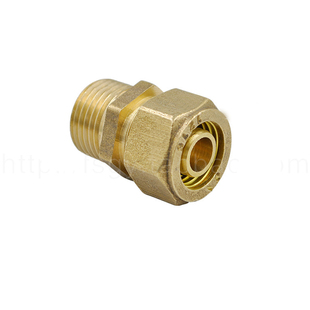 黄铜管件1216铝塑管接头三通直接弯通4分接头铜接头管件接头配件