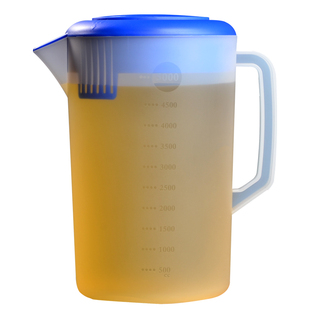 5000ml塑料带刻度耐高温磨砂加厚 吧台量杯 汽修量杯 机油量杯 5L