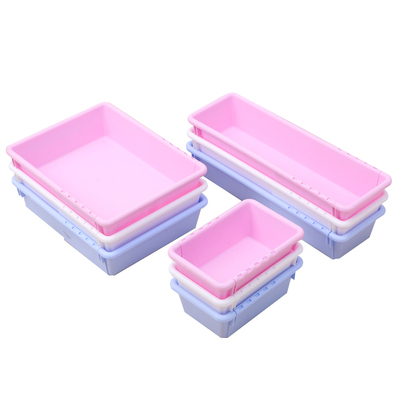 可伸缩收纳格抽屉式餐具厨房塑料