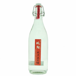 四川高庙白酒坑陶2斤52度玻璃瓶纯高粱粮食固态法清香型高度白酒