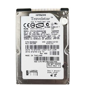 60G/5400转/8M/并口IDE/笔记本硬盘/2.5寸