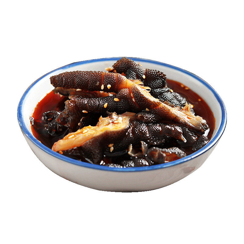 温州特产辣鸡爪无骨乌鸡土鸡脚