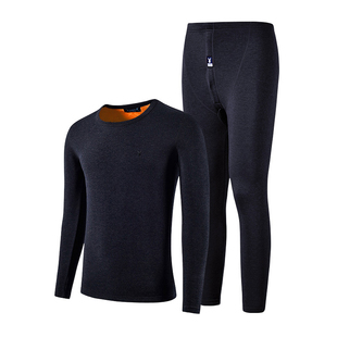 花花公子保暖内衣男士女士加厚加绒套装情侣冬季防寒秋衣秋裤御寒