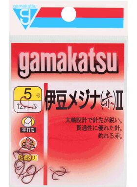 伽玛卡兹日本进口伊豆红色钓鱼钩