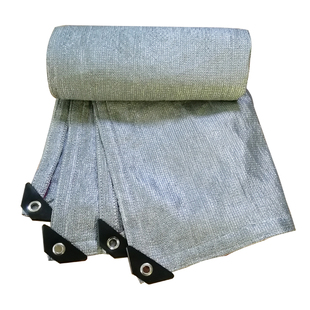 定制银色六针加密遮阳网防晒网大棚汽车阳台多肉遮光隔热网订制