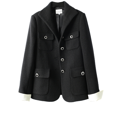 小XIANG风高细支羊毛外套徕倩