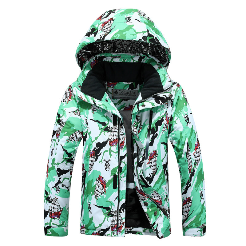 清仓儿童滑雪服男女中大童单双板滑雪衣防风抗寒加厚保暖棉服外套