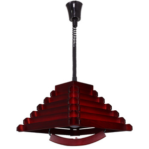 复古灯饰新中式卧室灯 书房灯伸缩麻将灯阳台LED创意个性餐厅吊灯