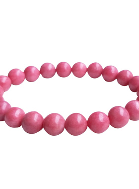 天然原矿蔷薇辉石单圈手串