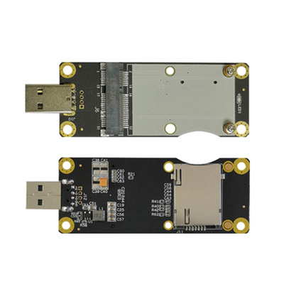 4G模块全网通 移远EC20 转接板 开发板 minipcie转usb 4G