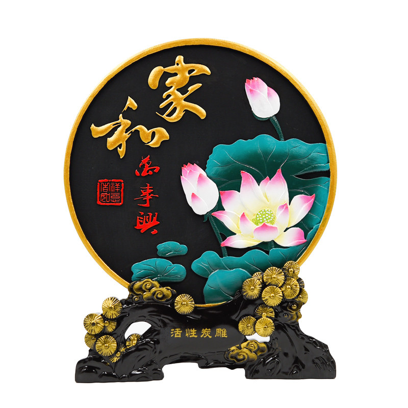旺财活性炭雕吉祥物房间装饰品