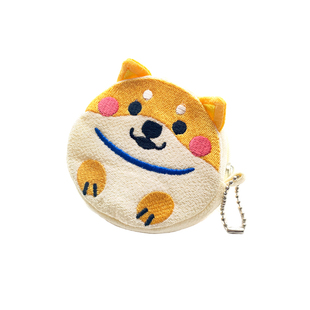 零钱包新禾木爱和风布艺卡通可爱柴犬兄弟秋田八嘎硬币拉链耳机包