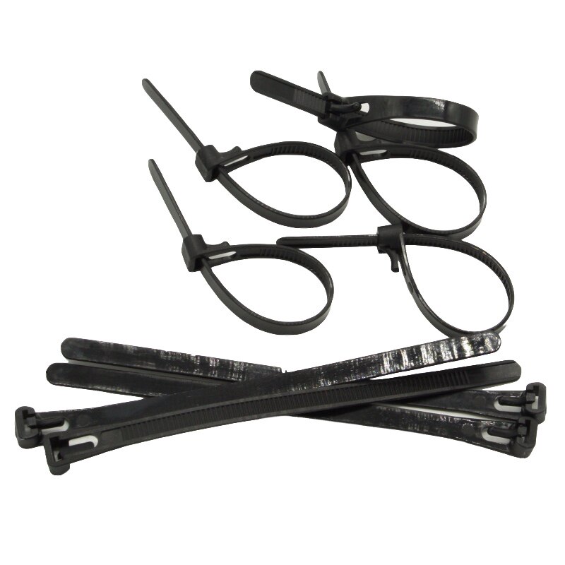 尼龙扎带 8*200 7.6MM宽 20厘米长 100条 黑色 国标 质量相当好