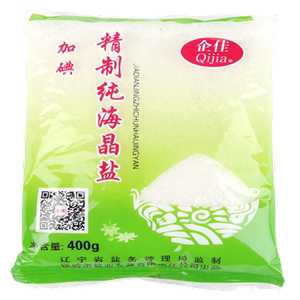 企佳盐400g*12海盐盐巴食用盐粗盐