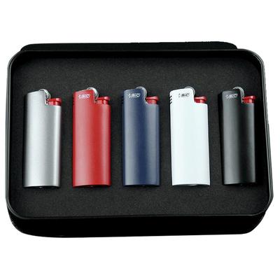 法国bic比克j5金属火机壳打火机