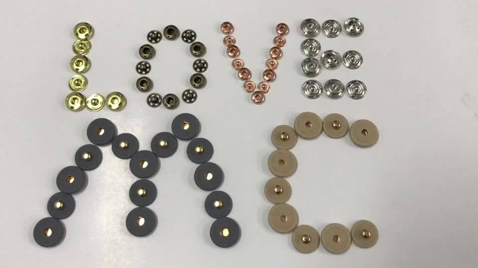 Custom Design Spring Snap Fastener Decorative Snap Button Covers With