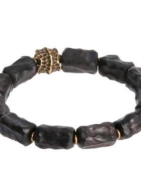 原创肌理黑檀木百搭古风饰品手串