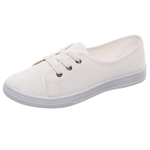 新款小白帆布女鞋板鞋ulzzang韩版百搭春秋季爆款学生布鞋子