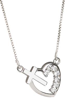 十尚美地项链925银闪亮锁骨链