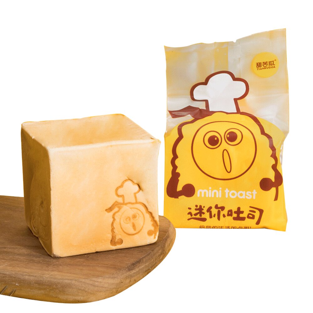 甜苦瓜 Mini豆乳奶香吐司牛奶手撕面包手撕麦香营养早餐面包零食D