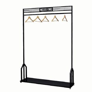 婚纱服装店西装礼服架子衣架挂婚纱摄影楼结实落地展示架礼服旗袍