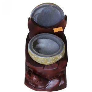 天然水晶玛瑙聚宝盆 紫晶洞原石钱袋子消磁办公家居摆件2